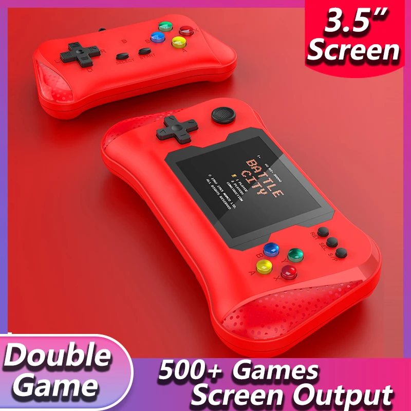 

X7M Retro Handheld Video Game Console 3.5"Inch OLED Screen Output 500+ Portable Mini Arcade Videogame Electronic Machine Gamepad