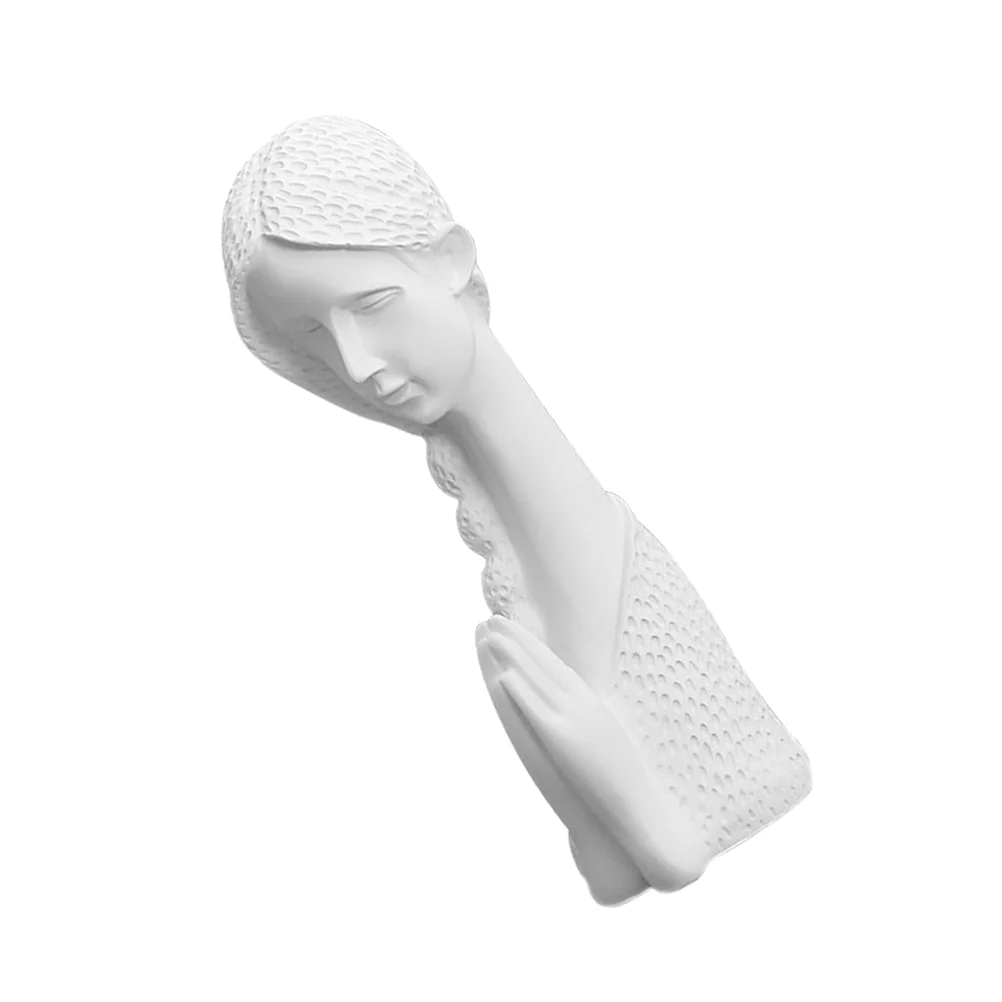 

Household Prayer Figurine Adornment Delicate Angel Statue Retro Prayer Sculpture