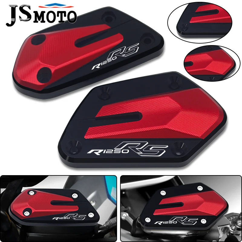 

For BMW R1250RS R1250 RS r1250rs 2014-2022 CNC Motorcycle Front Brake Clutch Fluid Reservoir Cover Cap With LOGO Accessories