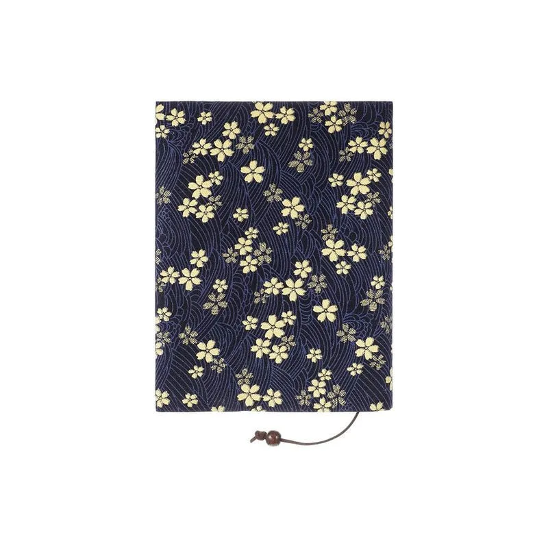 Тканевая обложка для книги A5 AVKJ084 с цветочным принтом