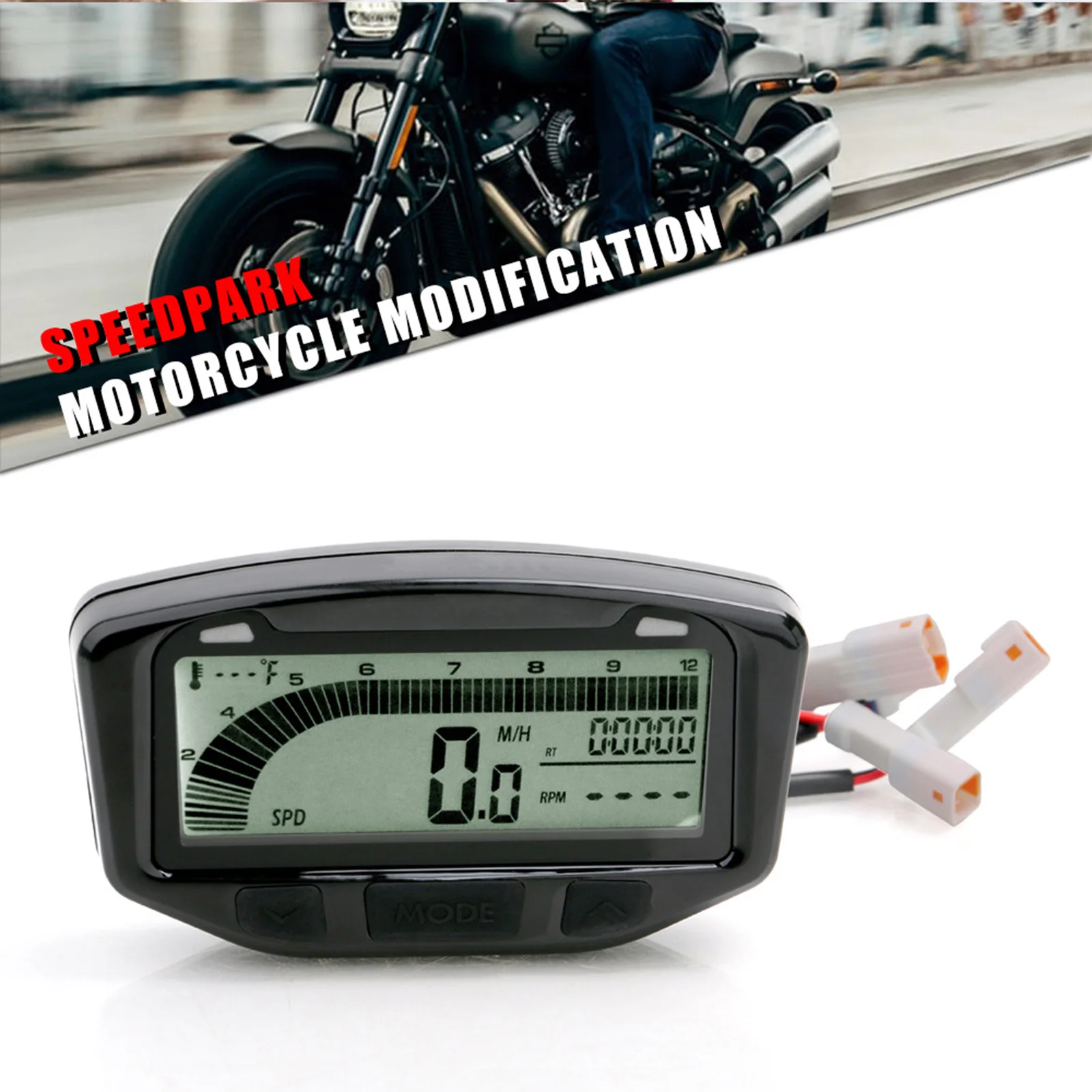 Цифровой тахометр спидометр универсальный для KTM Honda Kawasaki Suzuki ЖК-метр Спидометр