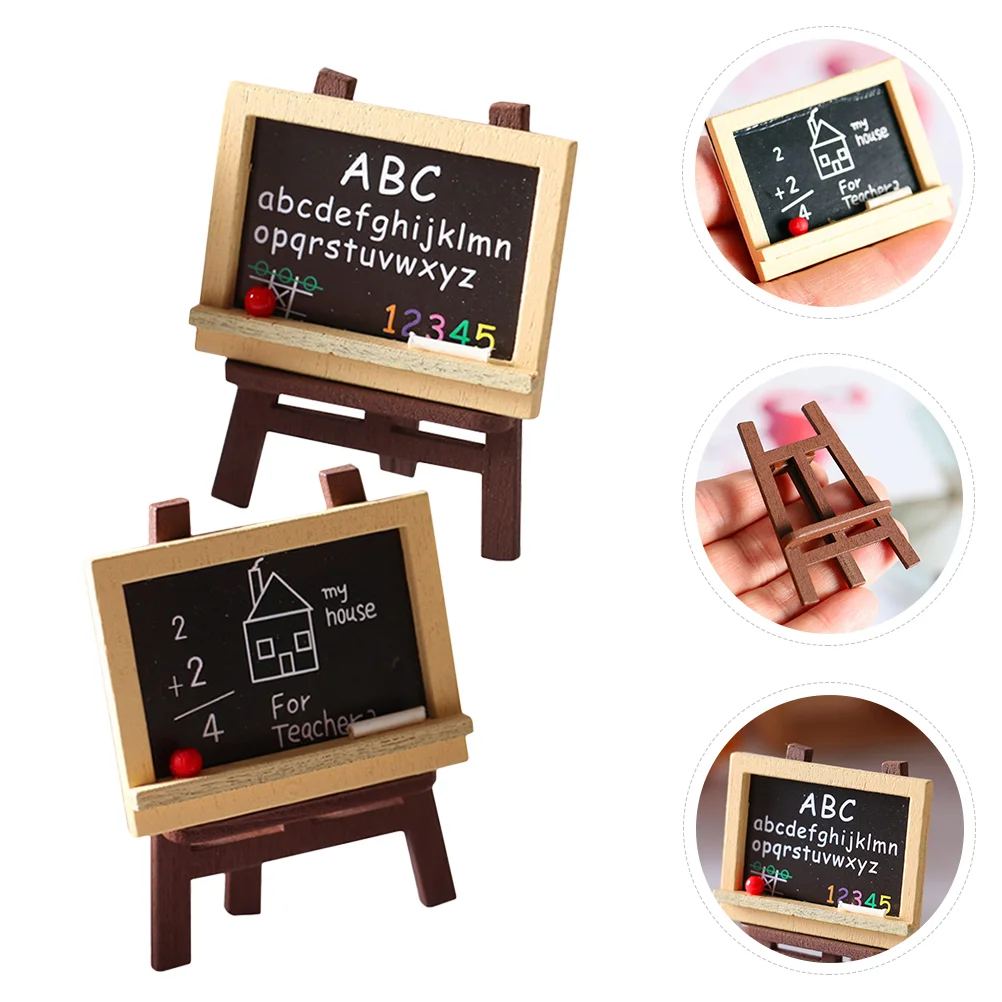 Миниатюрный мольберт для доски деревянные мольберты 1:12 доска с бытовым