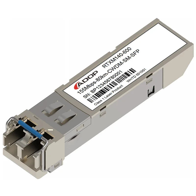 ADOP for Cisco GLC-FE-100FX Compatible 100BASE-FX SFP 155M 80km DOM Duplex LC SMF Transceiver Module