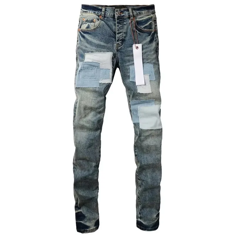 Индивидуальные трендовые брендовые джинсы осенне-зимние модные новые винтажные