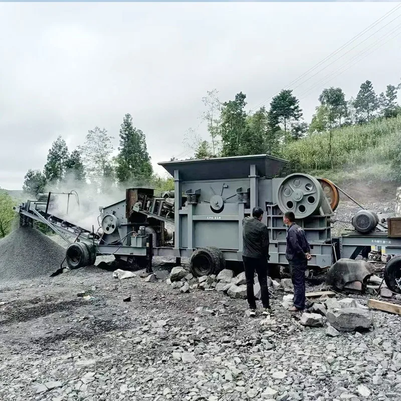Мобильная конусная дробилка для горнодобывающей промышленности оборудование