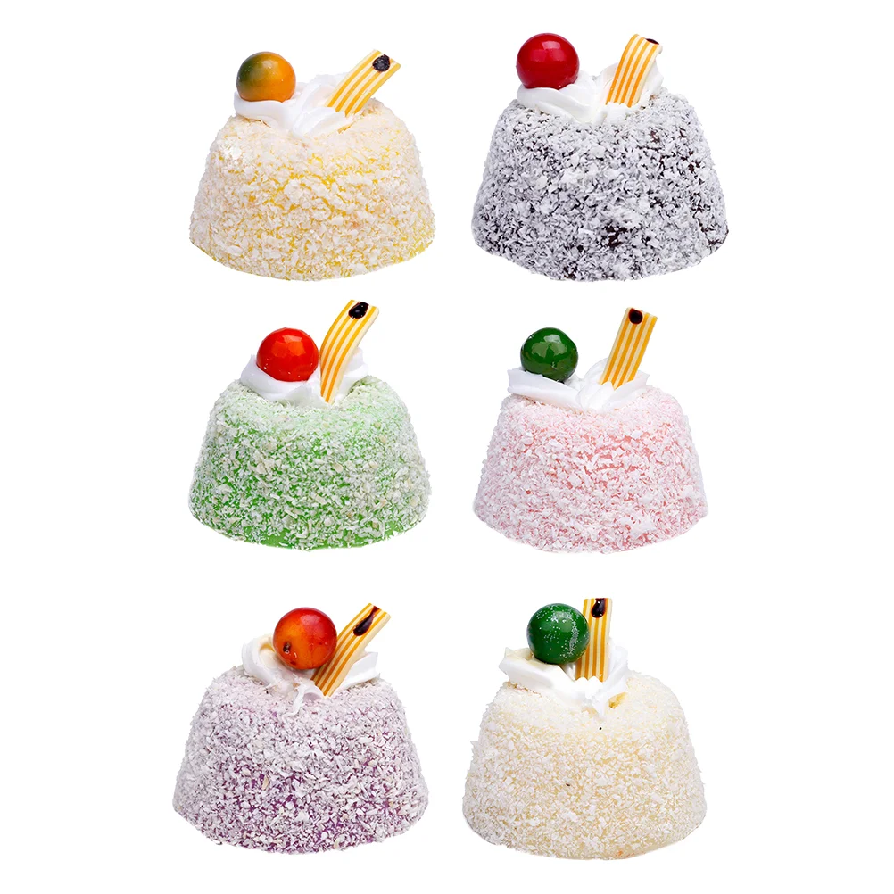 

6pcs Adorable Lifelike Decorative Vivid Teaching Molds for Photography Party Home