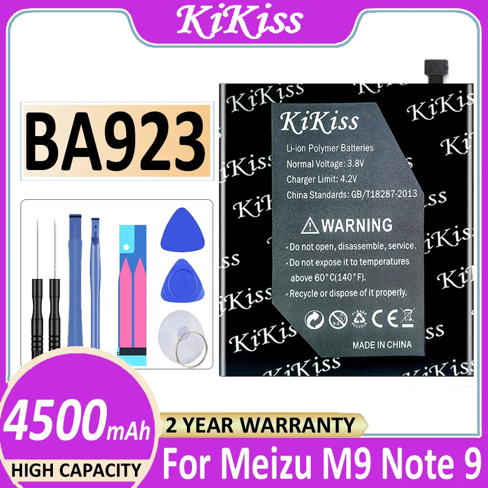 

Original KiKiss Battery BA923 4500mAh for Meizu Note 9 Note9 M9 Bateria