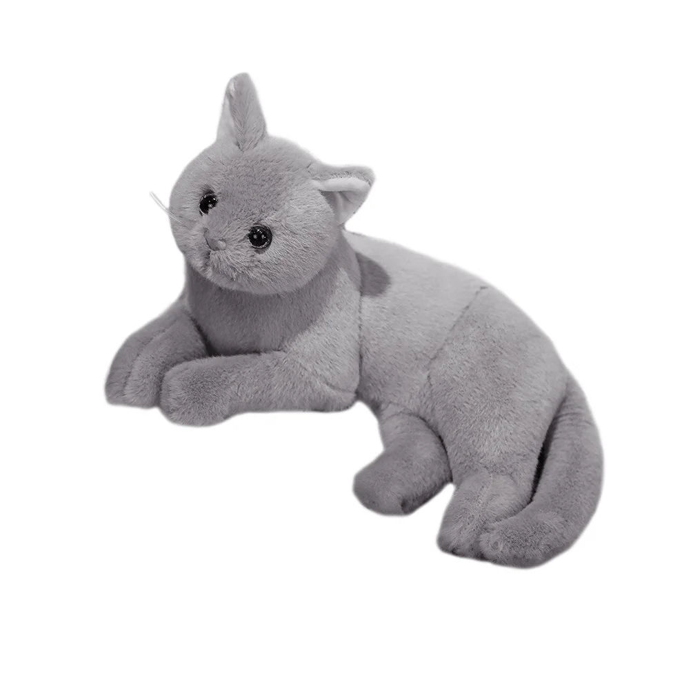 

Stuffed Animal Cat Plaything Simulation Cat Adornment for Home Kids Cat