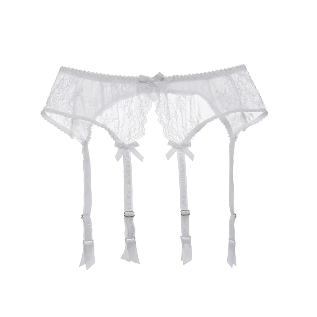 

Mesh G-String Lace Trim Low Waist Sexy Underpant Gay Underwear Flower Embroidery Open Crotch Thongs See-through Men's Panties
