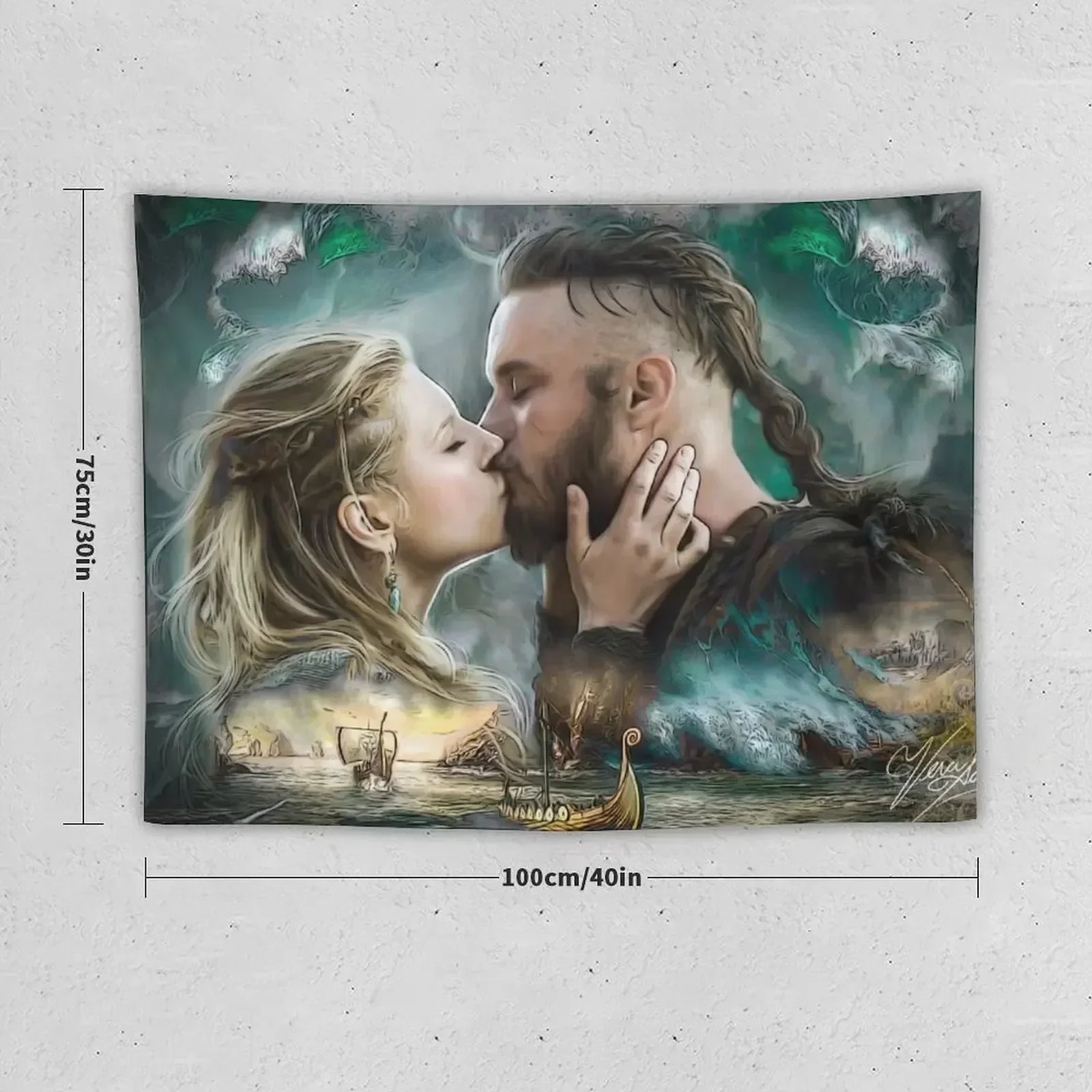 Гобелен Kingdom Of Odin VKS эстетическое украшение комнаты украшения для дома гобелен