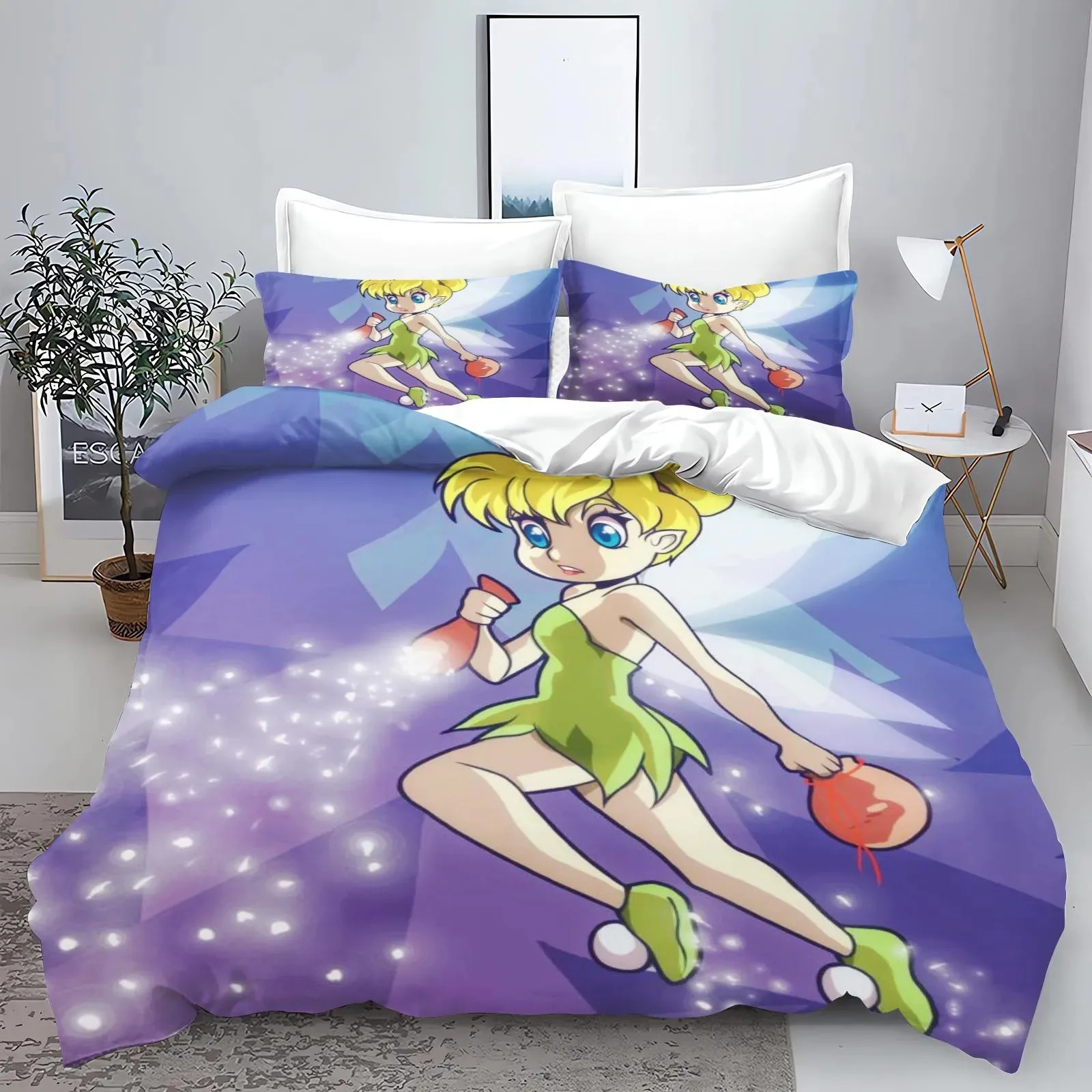 Пододеяльник с колокольчиком Диснея наволочка для подушки красивый