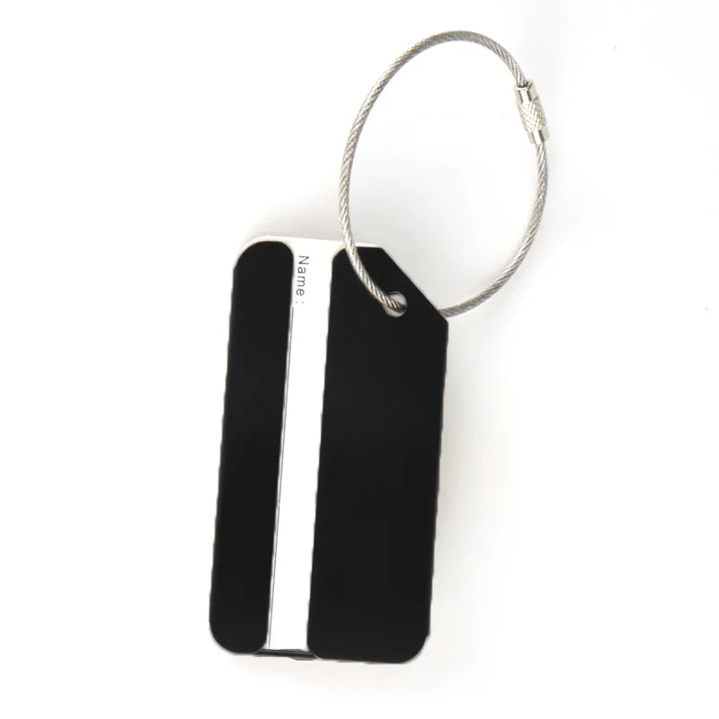 Aluminum Alloy Travel Luggage Tags Suitcase Bag Labels Travel ID Bag Tag Airlines Baggage Labels Card Unisex Travel Accessories