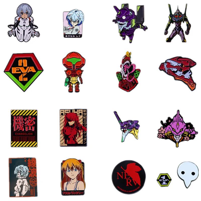 

Cute Japanese Anime Character Brooch Cartoon Metal Enamel Badge Fashion Lapel Shirt Jeans Pin Jewelry Accessories Friend Gifts