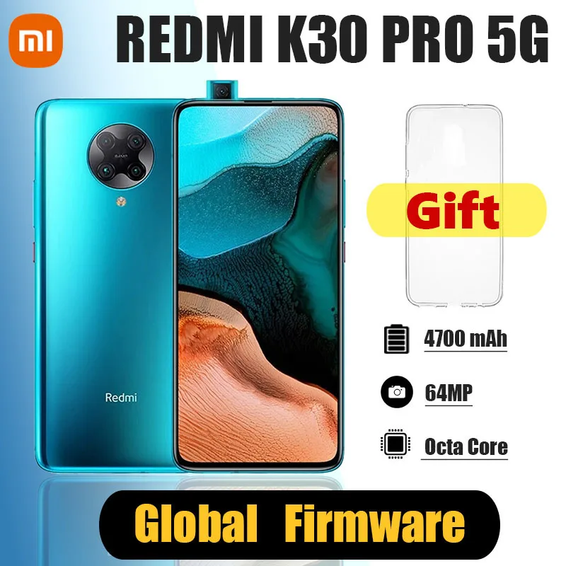 Xiaomi Redmi K30 Pro 5G Smartphone, xiaomi Original Cellphone Snapdragon 865 Octa-Core 6.67 Full Curved Screen