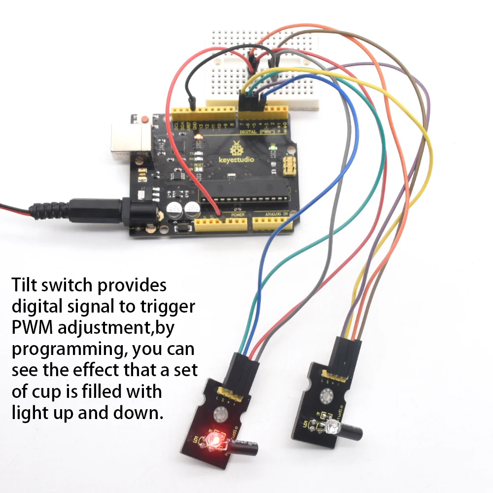 НОВИНКА! 2 шт. Keyestudio Magic Light Cup сенсорный модуль для программирования датчиков Arduino