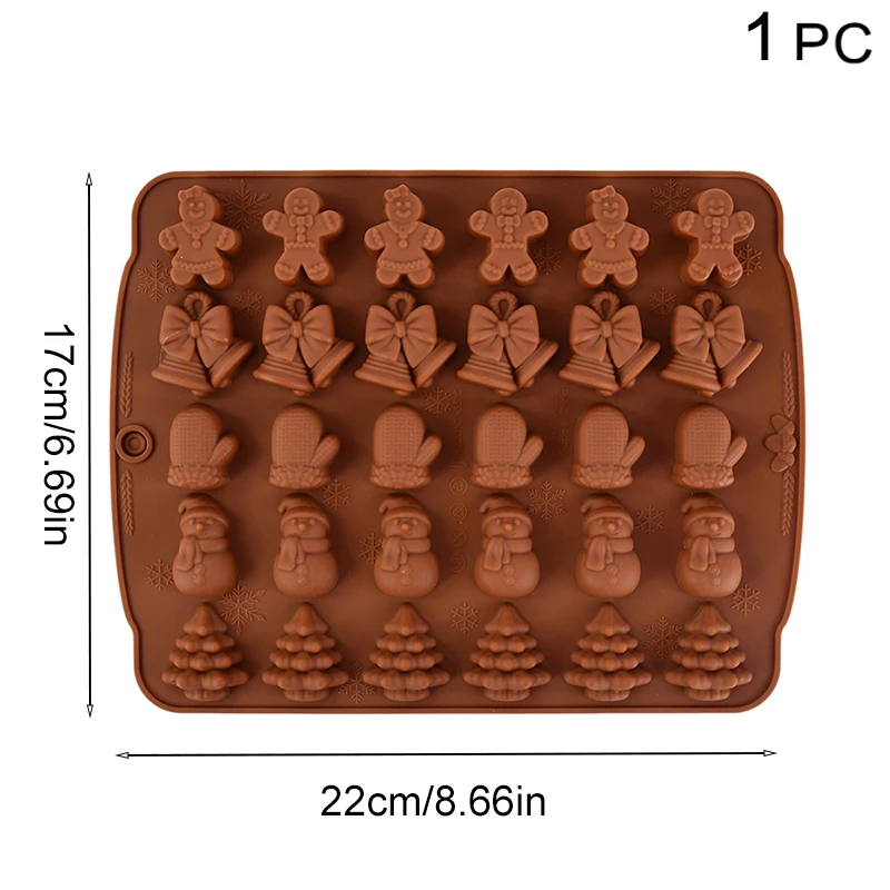 

3D силиконовая форма для шоколада Christmas Chocolate Mold