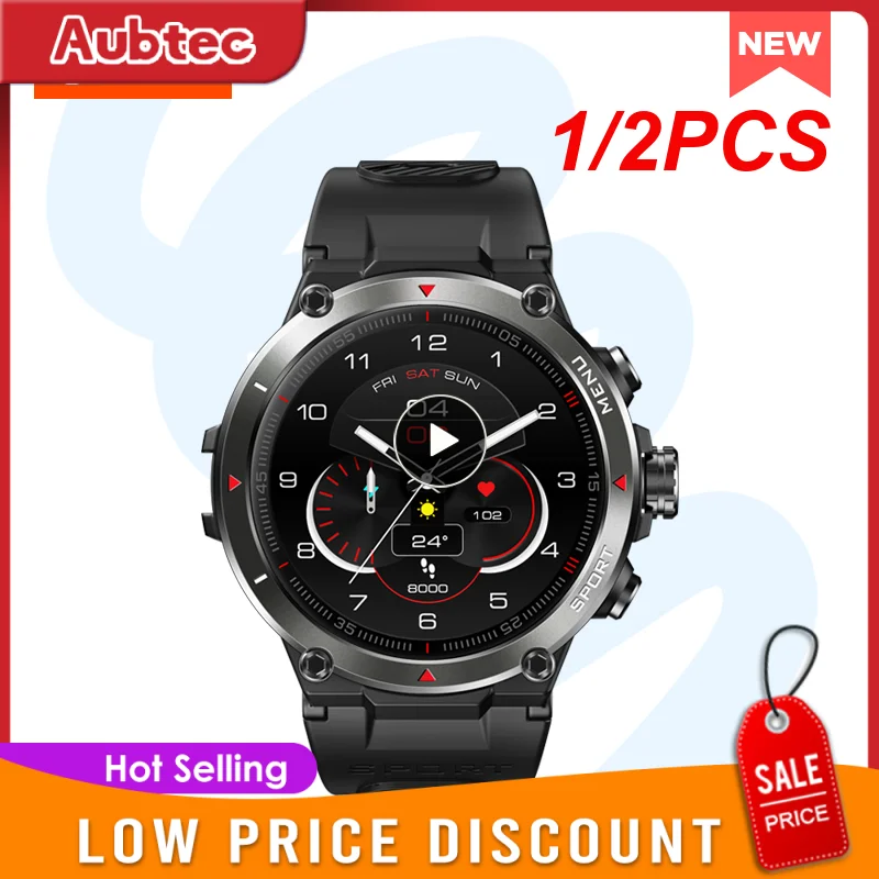 

1/2PCS [The New 2022] Stratos 2 GPS Smart Watch AMOLED Display 24h Health Monitor 5 ATM Long Battery Life Smartwatch for