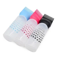 plastic dyeing shampoo bottle oil comb hair tools hair dye applicator brush bottles styling tool hair coloring