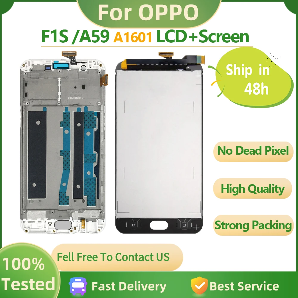 ЖК-дисплей для OPPO F1S диагональю 5,5 дюйма и диагональю 100% дюйма