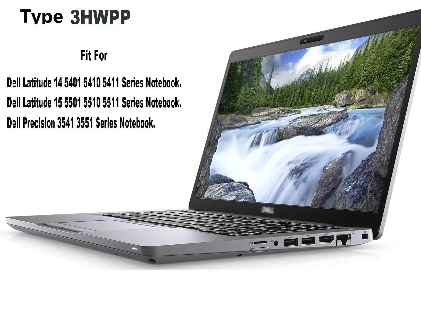 Новый аккумулятор 3HWPP для ноутбука Dell Latitude 5401 5501 Precision 3541 68wh 15,2 V (art.: 3920c4e6b10cf) - 3920c4e6b10cf