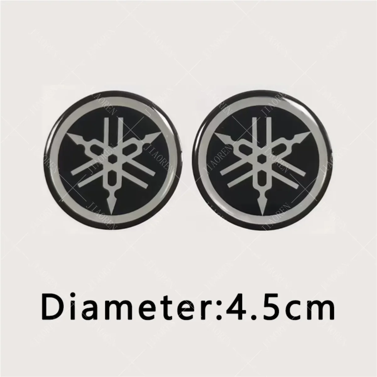 

3D яркий серебристый цвет для наклейки Yamaha, логотип мотоцикла, эмблема, наклейка на бак