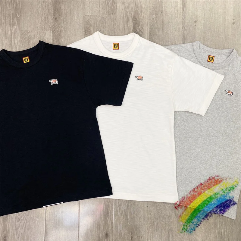 

Футболка Мужская/женская с вышивкой и изображением Маленького белого медведя