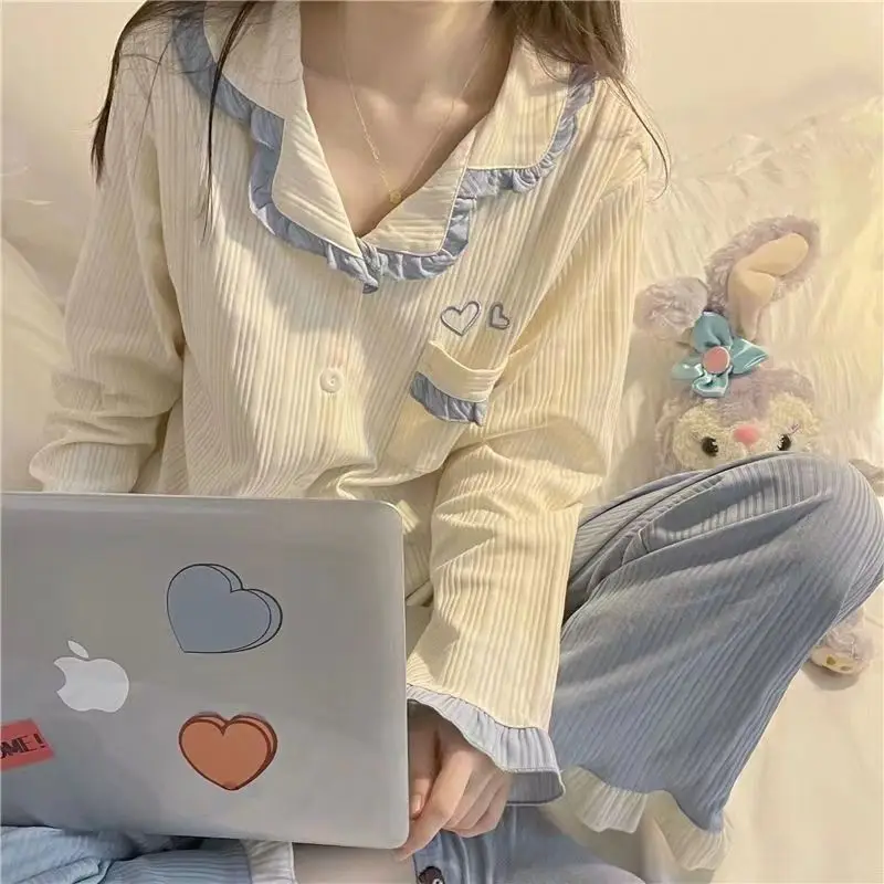 Женский пижамный комплект домашняя одежда для ленивых на осень и зиму элегантная