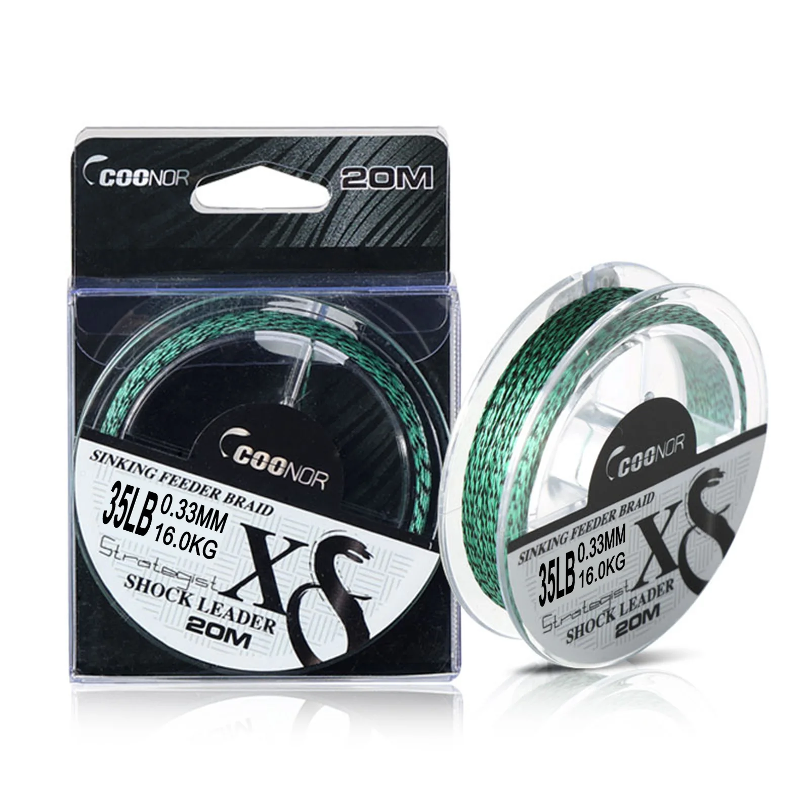 Coonor 8 + 1 плетеная леска тонущая 20 м полиэтиленовая аксессуары для рыбалки