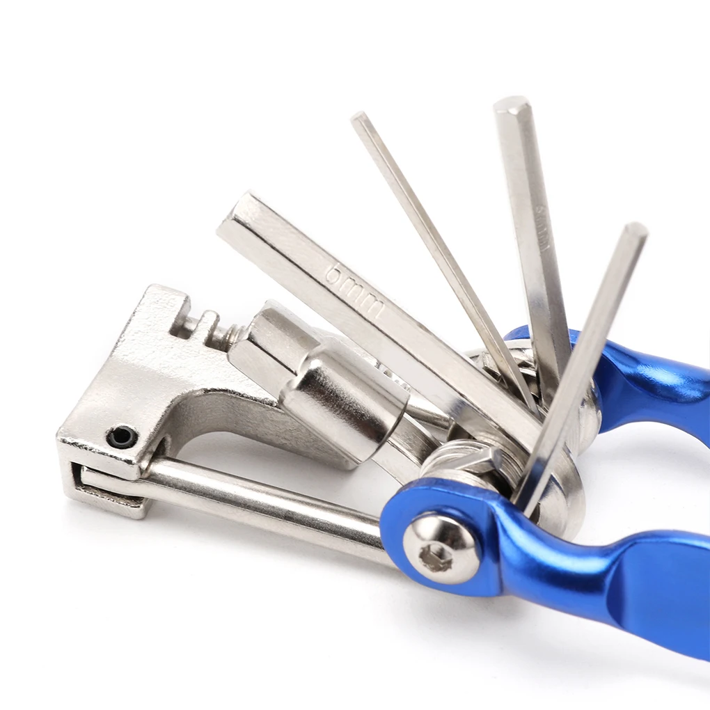 

Многофункциональный Набор для ремонта велосипеда 11 в 1, набор инструментов для ремонта велосипеда, гаечный ключ, спицы с шестигранной голов...