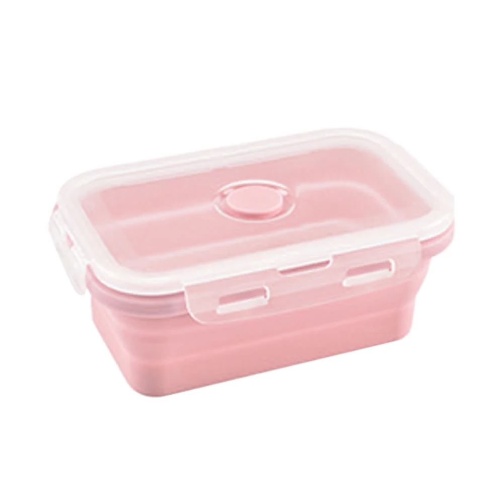 

Контейнер для пищевых продуктов для микроволновой печи портативный складной удобный герметичный детский школьный Силиконовый складной бо...