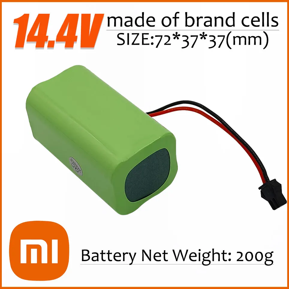 

Compatible with Eufy RoboVac 11 11S 15C 15T 12 30 35C Conga 990 1090 1190 Deebot N79 DN622 14.4V 6800mAh Li-ion Battery