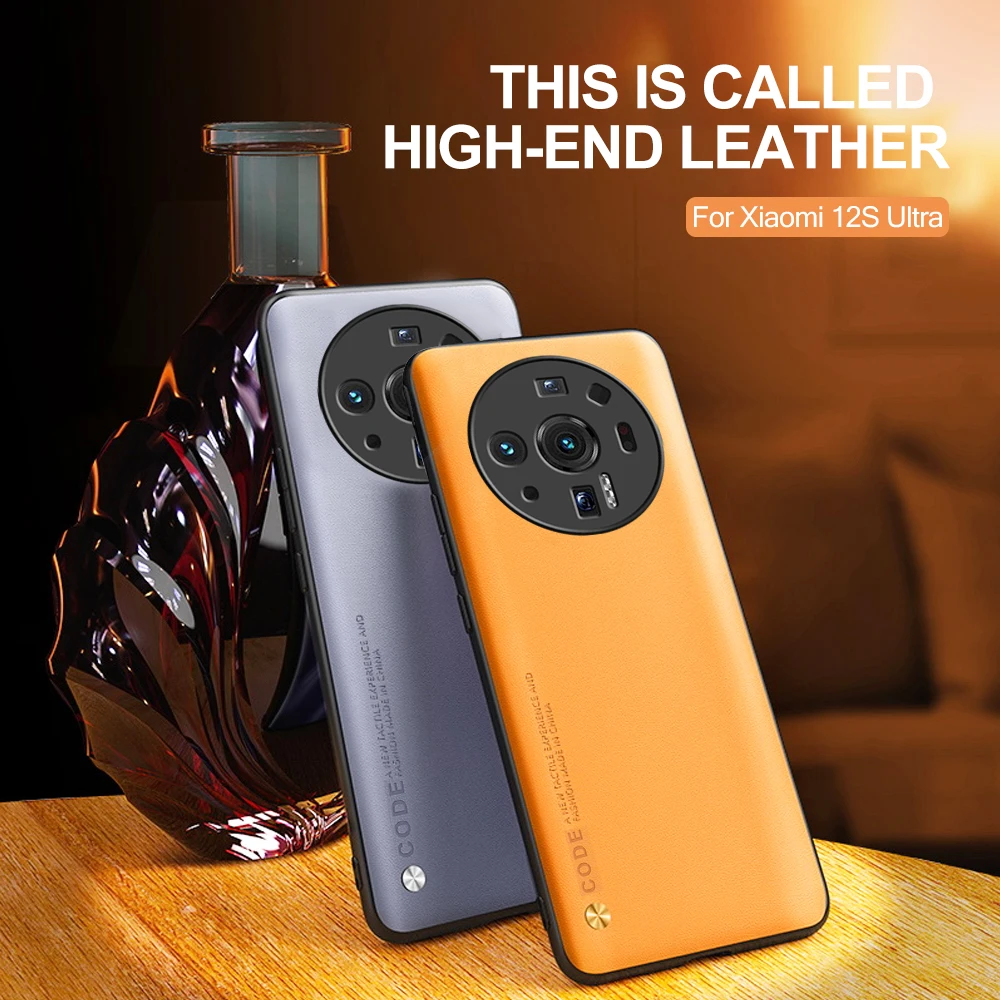 

Premium PU Leather Phone Case For Xiaomi MI 12S Ultra 5G 12S Pro Shockproof Armor Back Cover For Xiaomi MI 12 Pro 12X