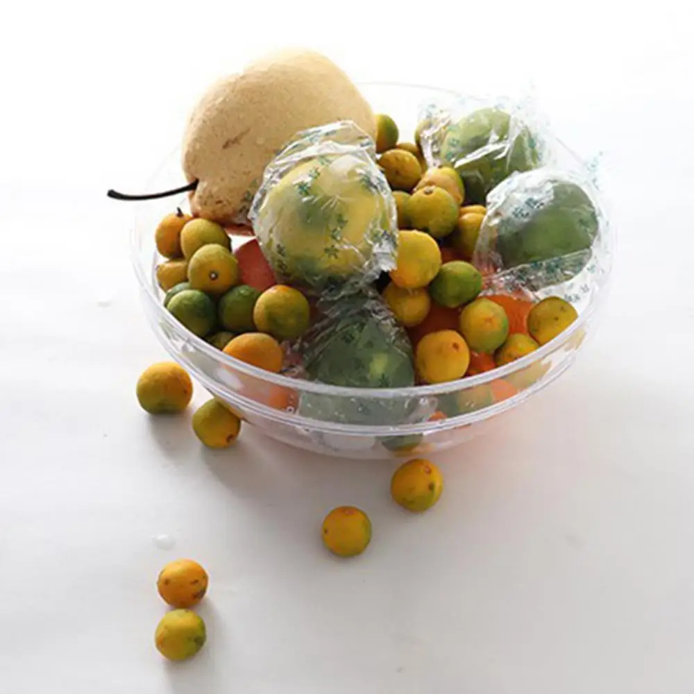 

Transparent Salad Bowl Tableware Food Grade PC Round Vegetables Fruit Dessert