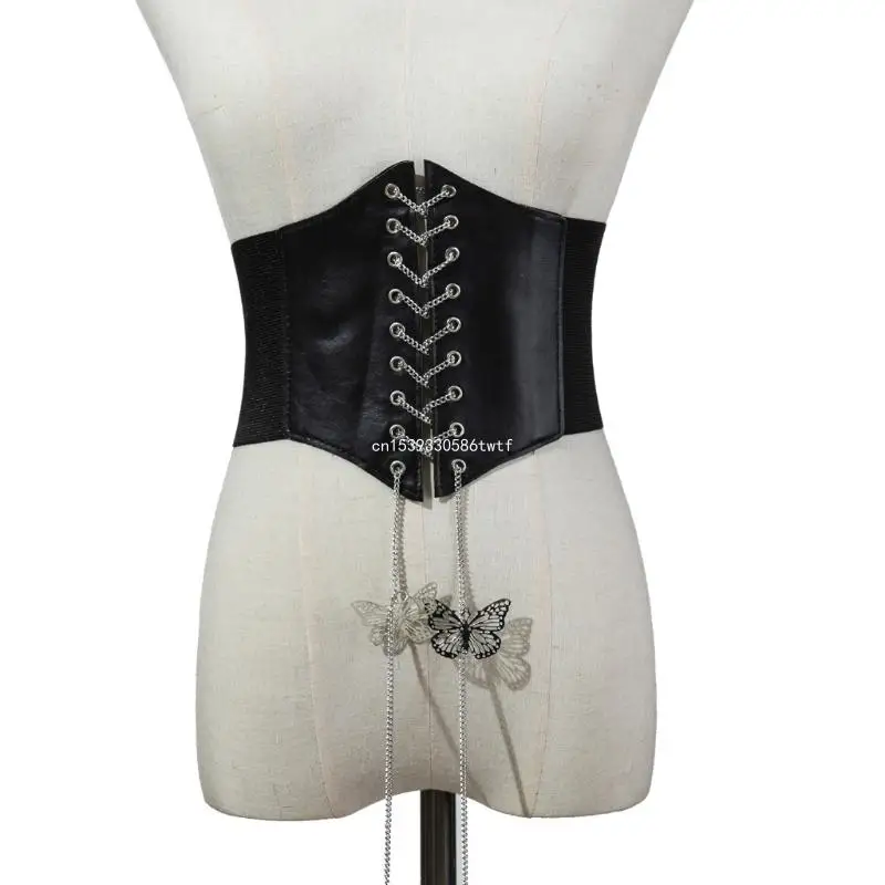 

Корсеты для женщин, широкий пояс, готический корсет для похудения, эластичный пояс с высокой талией, Прямая поставка