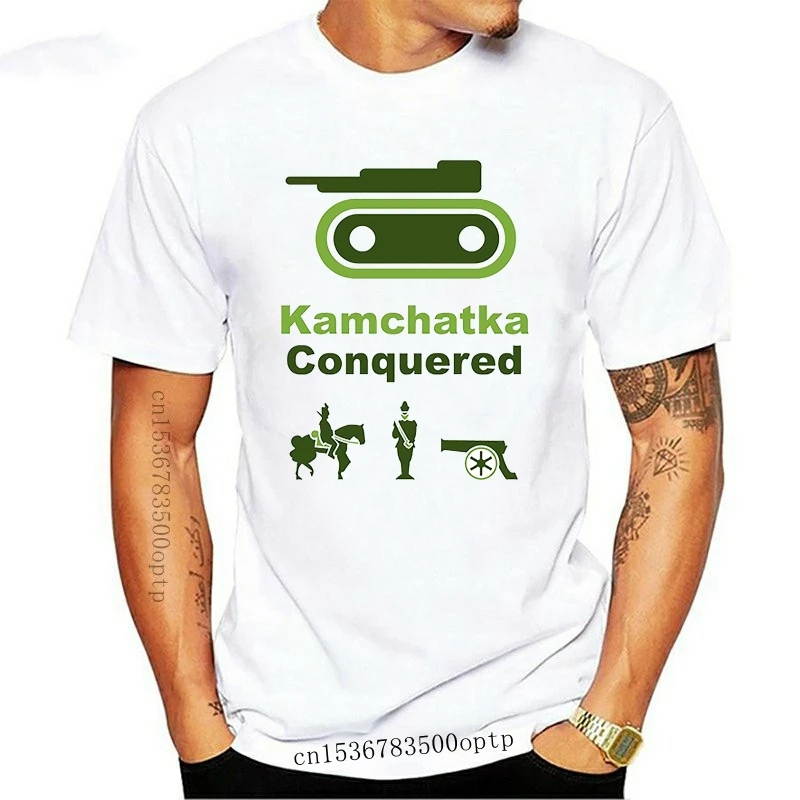 

Camiseta a la moda para hombre y mujer, camisa divertida Risiko kamchat verde, camiseta estampada personalizada, nueva
