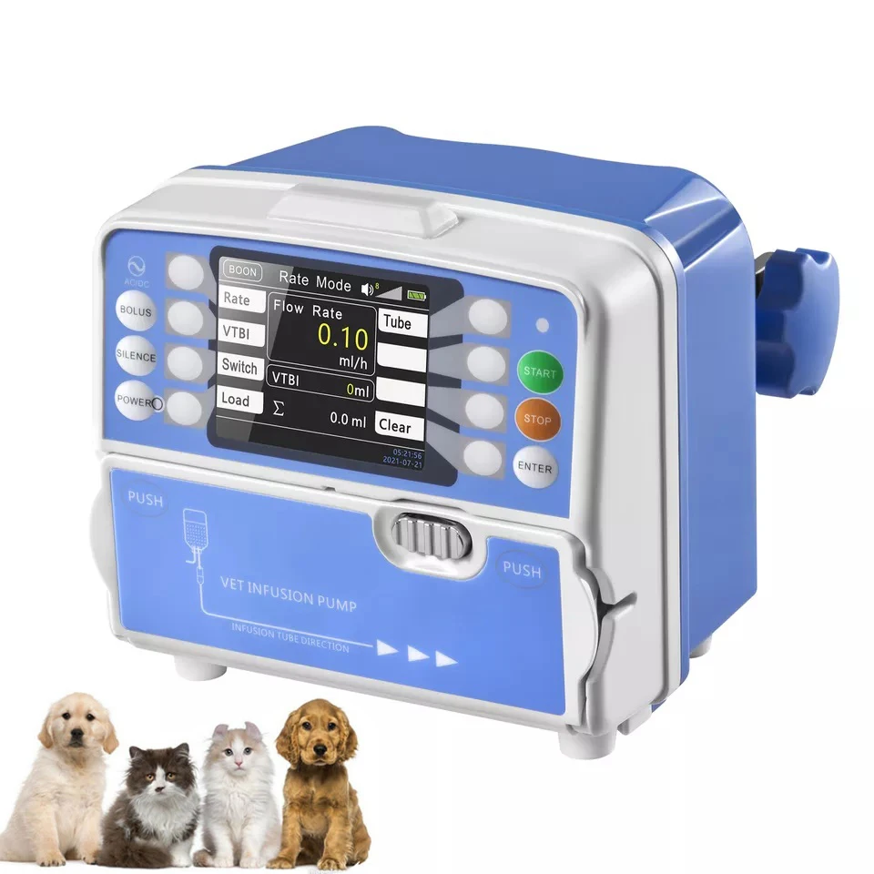 

CE 6 инфузионных режимов, медицинское портативное ветеринарное оборудование для домашних животных, высококачественный инфузионный насос для ветеринарии