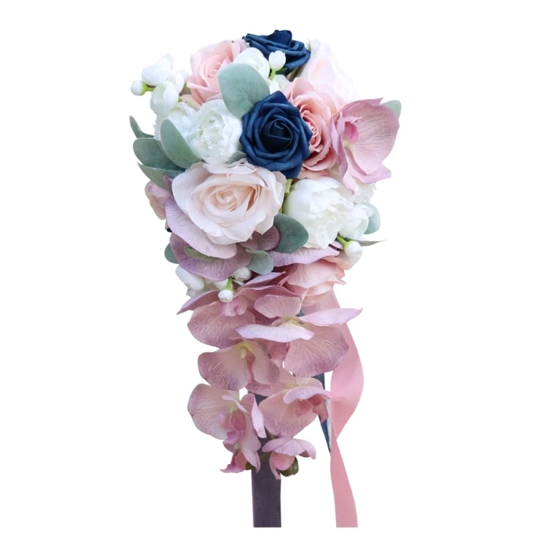 

Artificial Vintage Flower Bouquet Flowers Ornament Crafts Decor Supplies for Wedding Valentine Day Party Decor Dropshipping