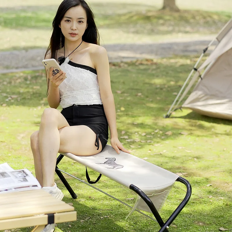 

Outdoor Folding Chair Oxford Cloth Portable Folding Beach Park Leisure Stool Camping Barbecue Picnic Fishing Chair Camping Bench