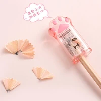 lovely mini cute paw pencil sharpener student kawaii kids school supplies stationery items student prize kids gift