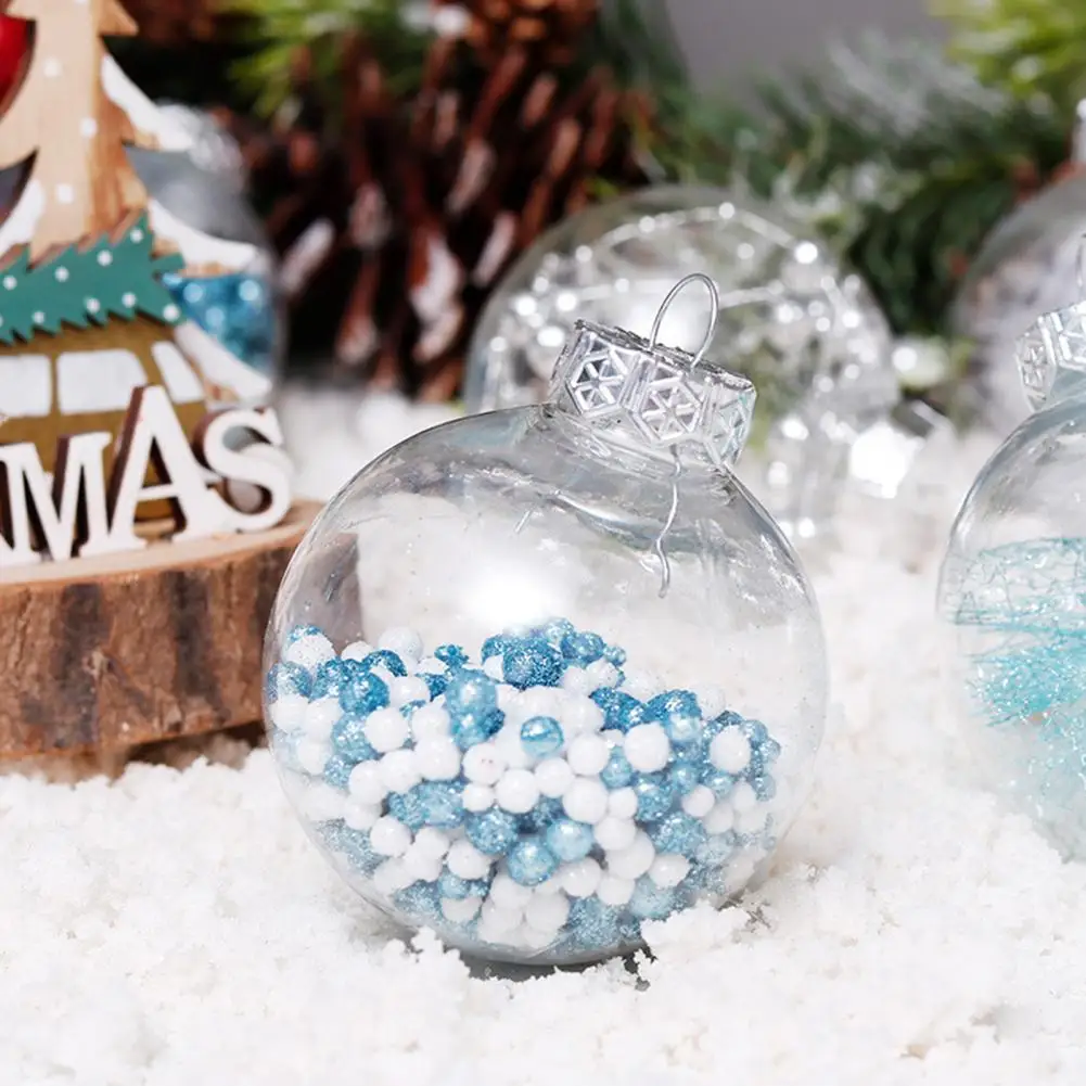 

Decorative Transparent Xmas Party Shatterproof Hanging Ball Decorations for Door