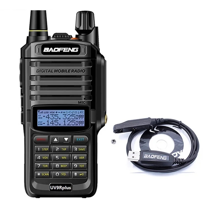 

2021 Baofeng UV-9R plus Waterproof IP68 Walkie Talkie High Power CB Ham 30-50 KM Long Range UV9R portable Two Way Radio