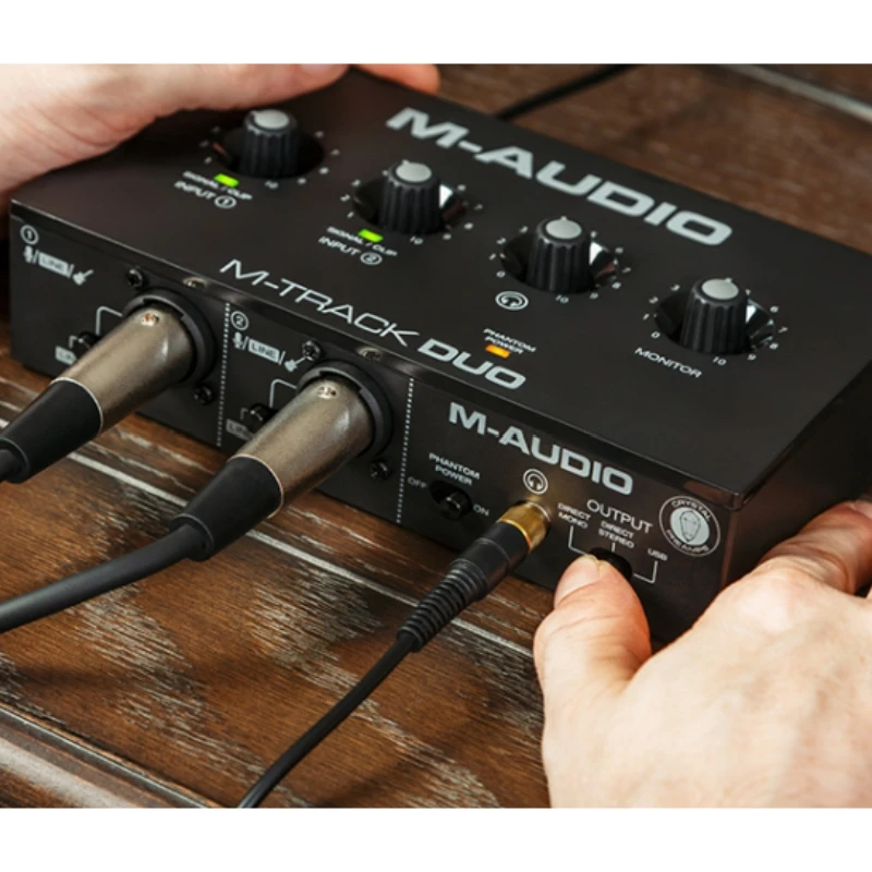 Портативный интерфейс записи M-AUDIO M-Track DUO 2 входа/2 выхода