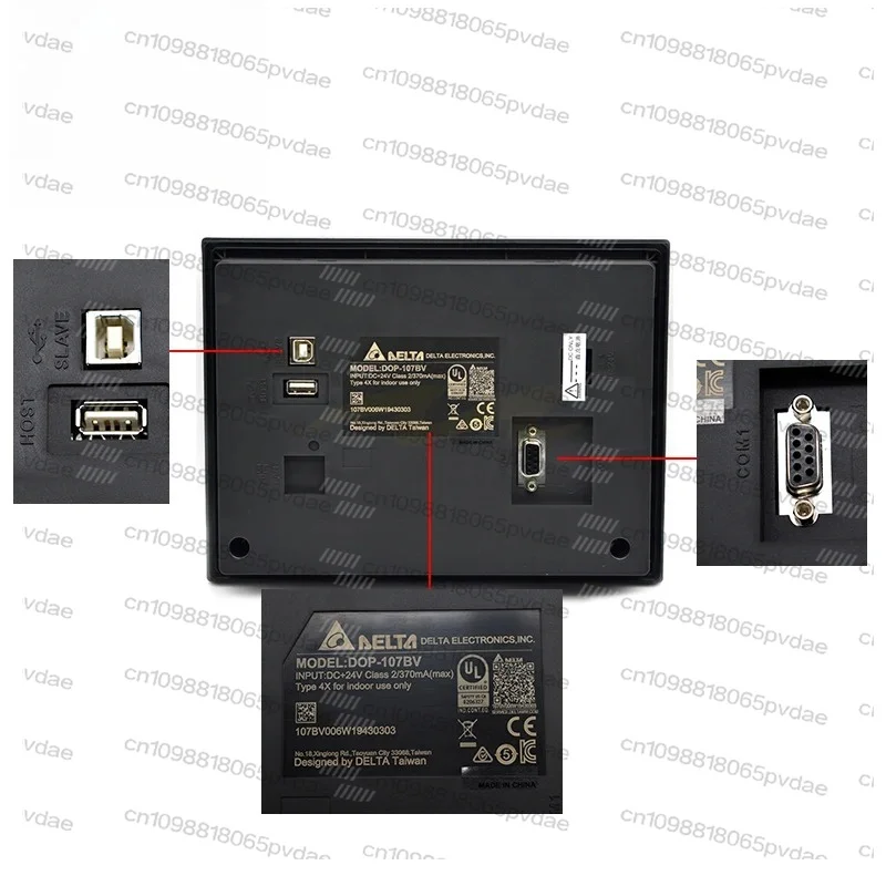 Фото Сенсорный экран HMI Delta DOP-107BV, 7 дюймов, замена DOP-B07S411, DOP-B07SS411, B07S410, с кабелем для передачи данных №3