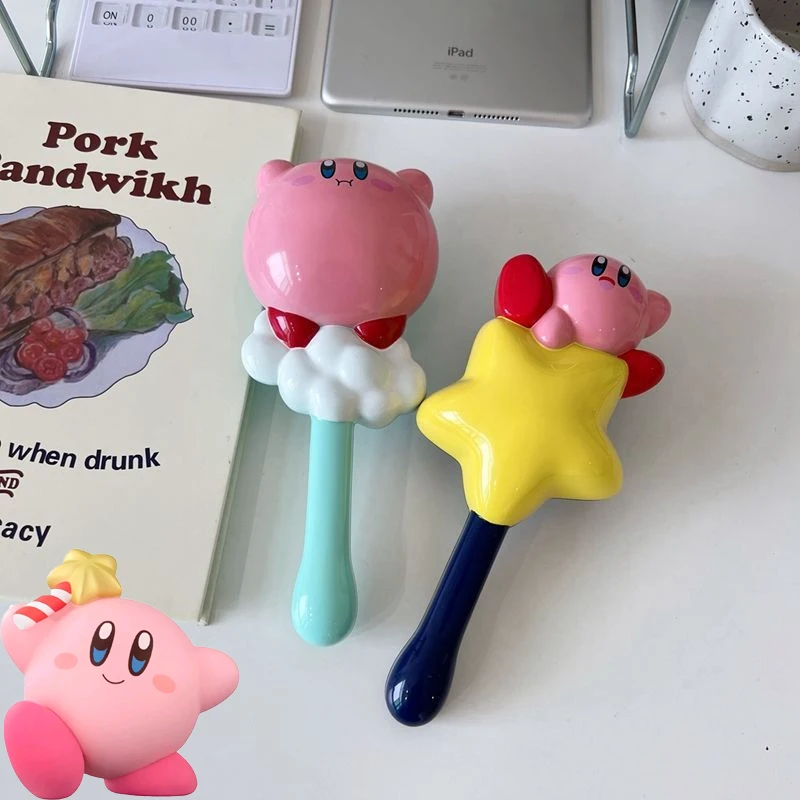 

Kirby Super Star Cartoon of Air Cushion Comb Head Antistatic Massage Cute Wind Small Comb Home Portable Girl Heart Airbag Comb