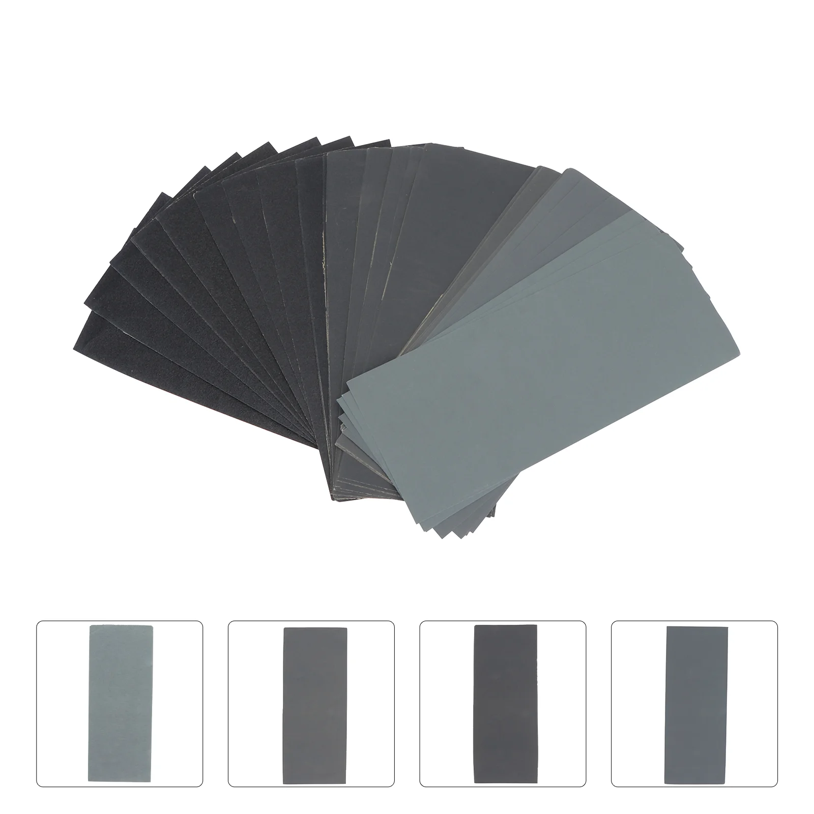 

42 шт., зернистость от 120 до 3000, разнообразные зернистые бумажные листы для шлифовки автомобильных бантов, гладкая отделка деревянной мебели