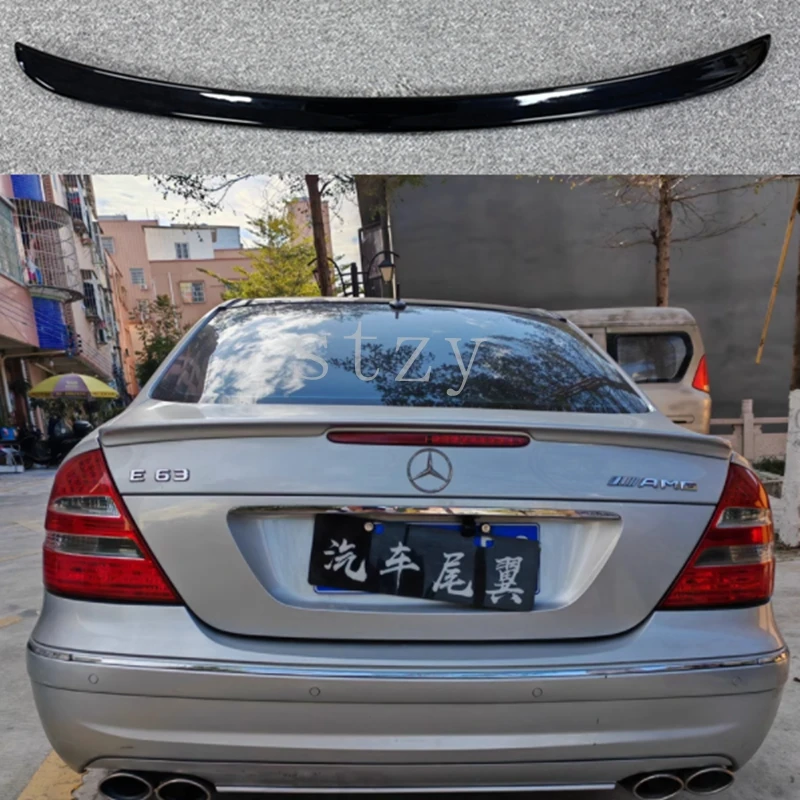 Фото Для Mercedes Benz E-Class W211 E180 200 260 300 320 240 230 280 35 Спойлер на крышу багажника Крылья автомобиля Тюнинг Аксессуары Часть №1
