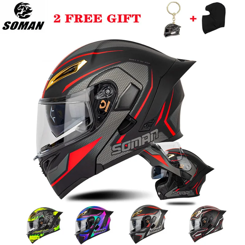 2 бесплатные подарки откидной мотоциклетный шлем для мужчин и женщин модульный с