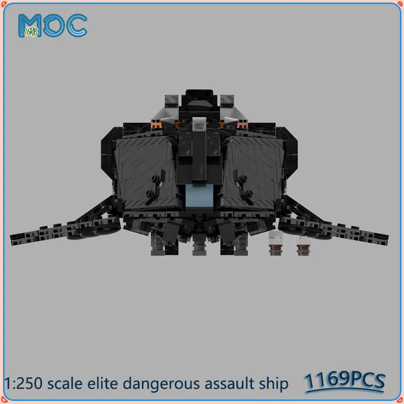 Фото Модель элитного штурмового корабля MOC в масштабе 1:250, конструктор DIY, развивающие космические игрушки, подарки, 1169 деталей №3