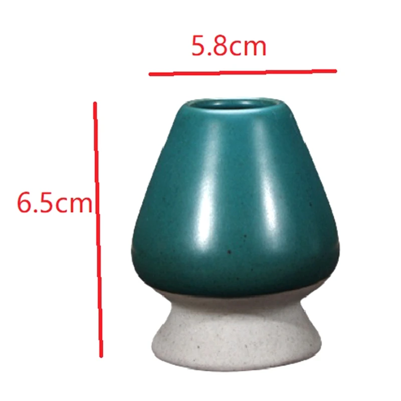 4 Piece Matcha Green Tea Chasen Holders Stand Bowl Powder Holder Ceramics Ceremony Accessories Teaware