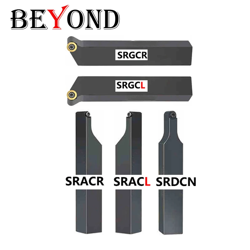 

BEYOND SRACR1212H10 SRDCN1212H06 SRDCN1616H06 SRACR1616H08 SRACR2020K10 SRGCR2020K08 Хвостовик инструмента с ЧПУ SRACR SRDCN SRGCR Режущая планка